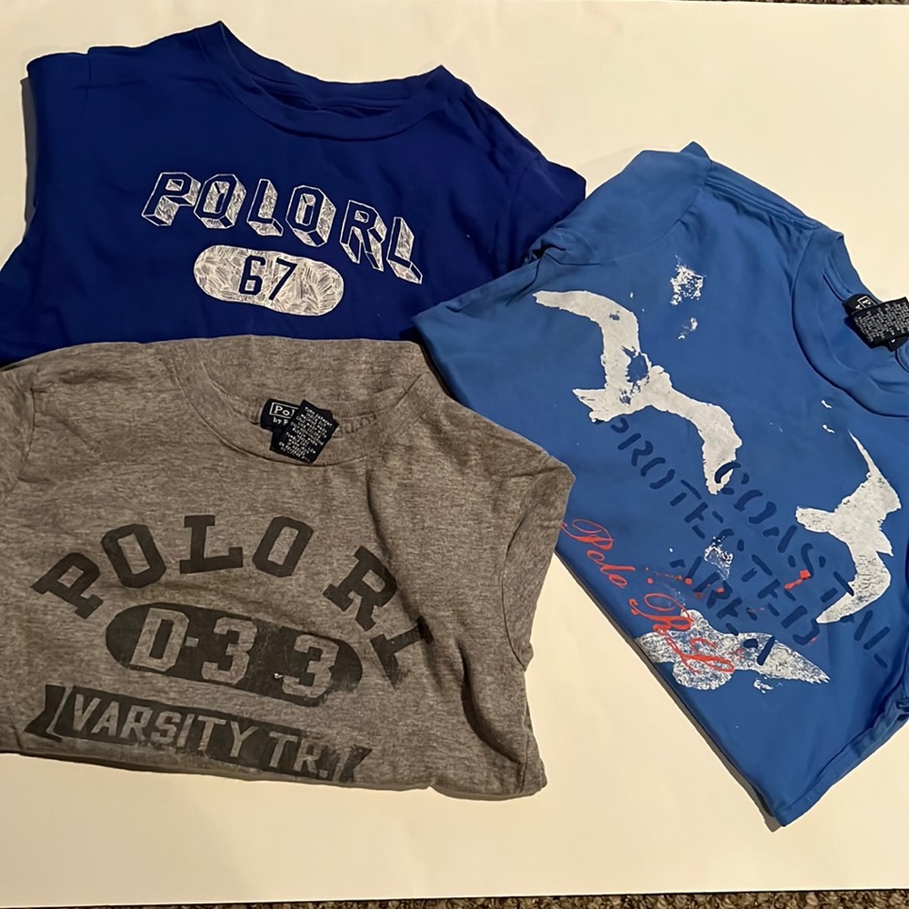 BUNDLE BOYS POLO TEE SHIRTS SZ 6